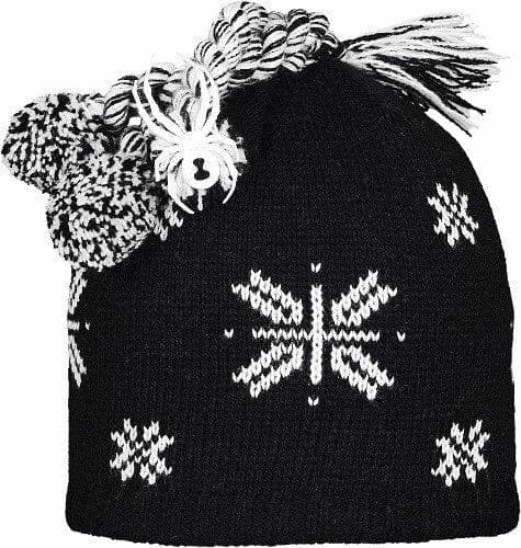 Spyder KydS Girls Snowflake Hat Black