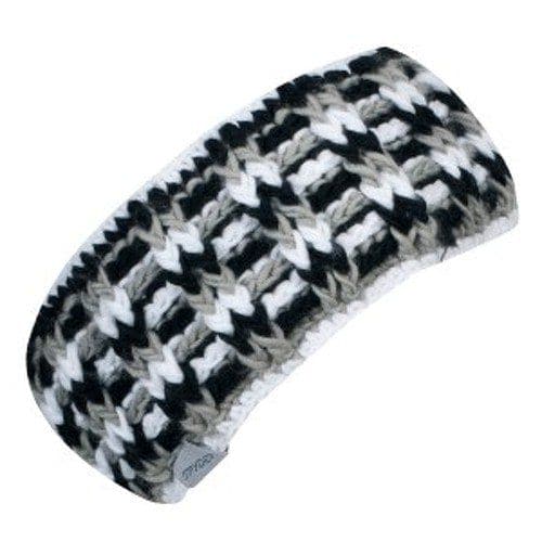 Spyder Womens Mosaic Hand Knit Headband White
