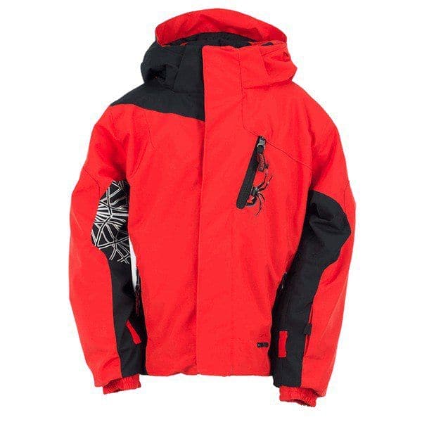 Spyder Mini Challenger Jacket 13-W - Volcano with Black on White