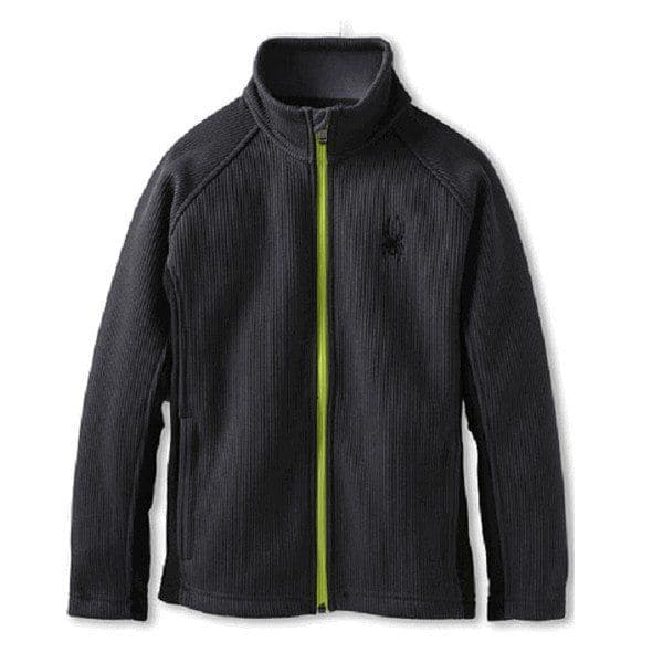 Spyder KydS Mini Constant Full Zip Mid Wt Core Sweater R11 Slate Black