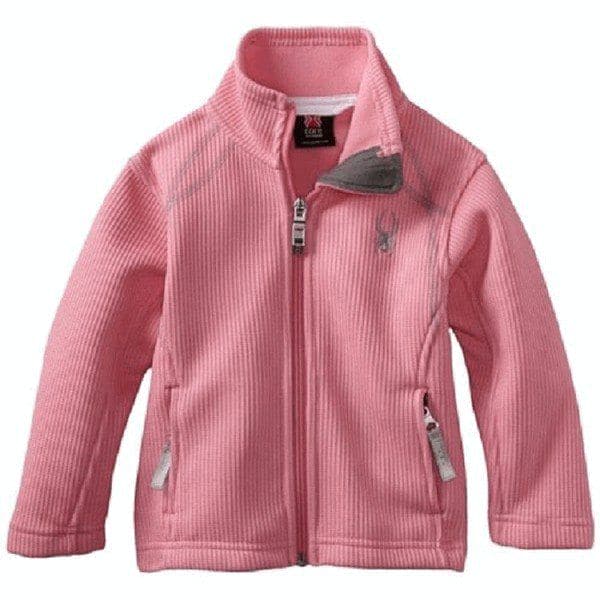 Spyder KydS Bitrsy Virtue Full Zip Mid Weight Core Sweater R11 Sorbet Pink