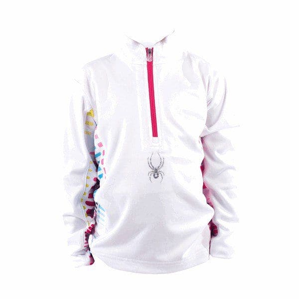 Spyder KydS Bitsy Snazzy Dry W.E.B. T-Neck R11 White