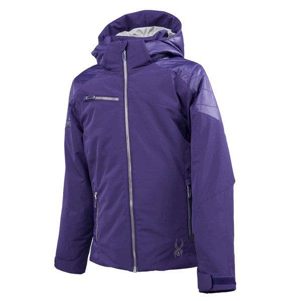 Spyder Girls Vision Radiant Jacket Regal With Silver