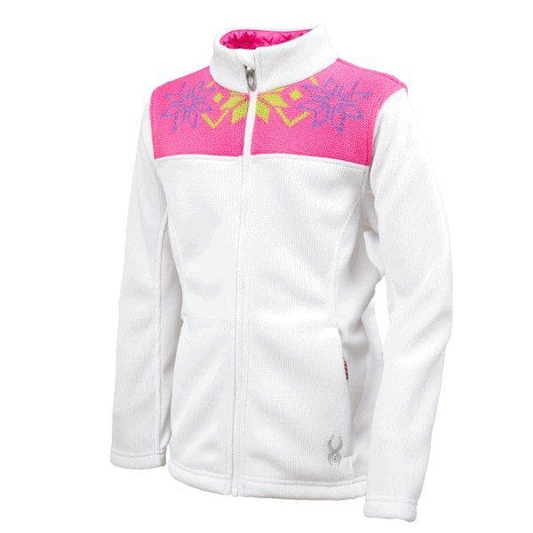 Spyder KydS Girls Soiree Mid Wt Core Sweater White