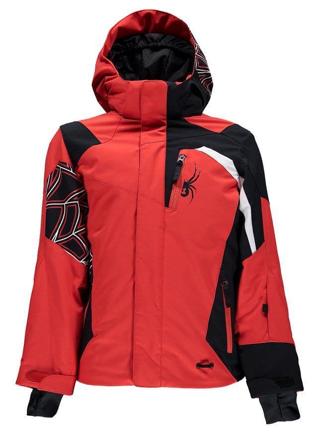 Spyder Boy's Challenger Jacket VOLCANO/BLACK/WHITE