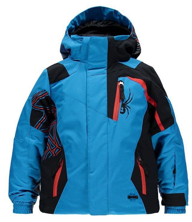 Spyder Mini Challenger Jacket ELECTRIC BLUE/BLACK/VOLCANO