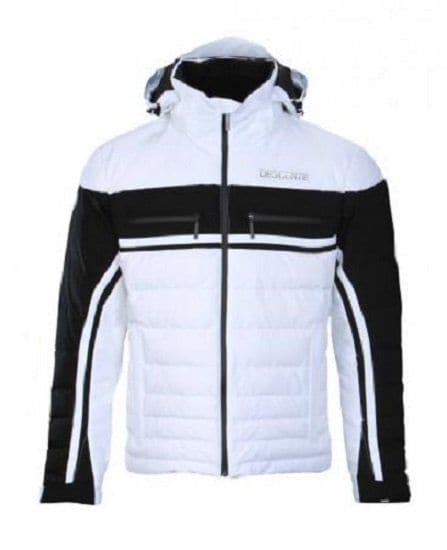 Descente Editor Jacket - Super White / Black