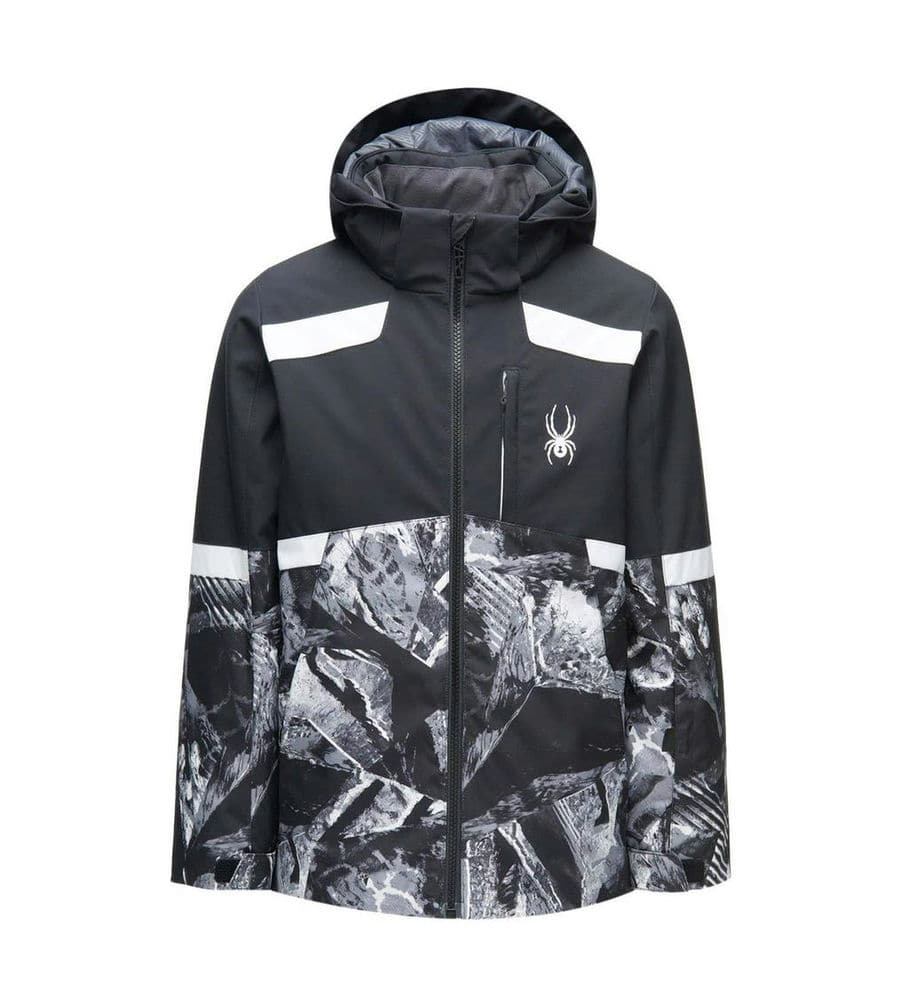 Spyder Kitz Jacket; Col: Black; Size: 10