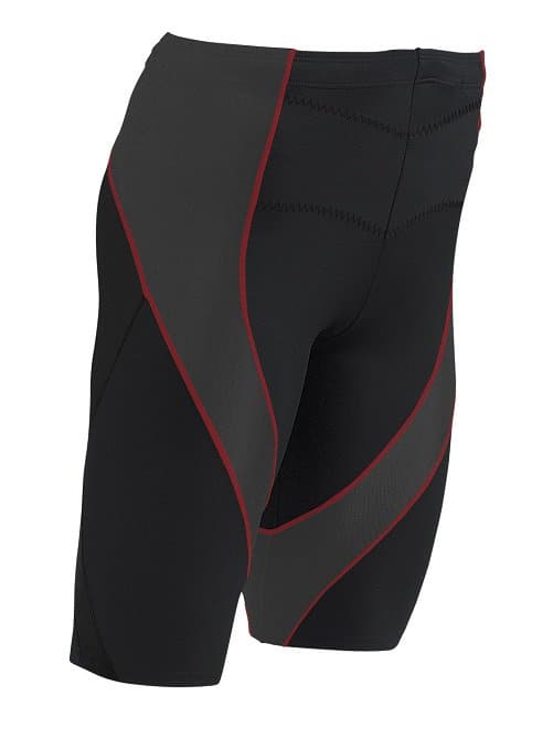 CWX Men's Pro Shorts - Black/Grey/Red - Front