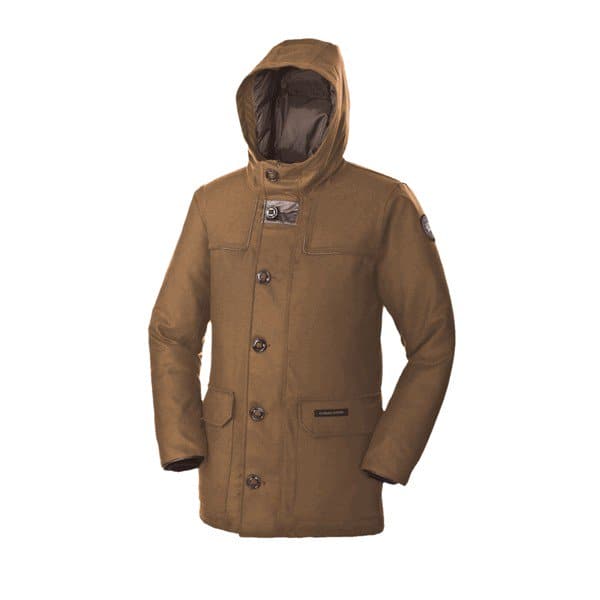 Canada Goose Mens Bergamo (Hooded Duffle) Parka Camel