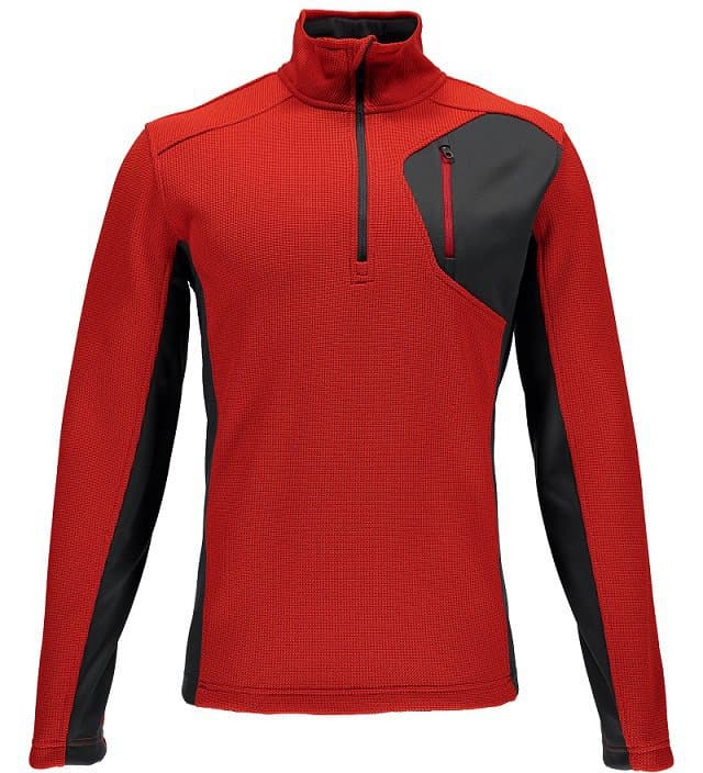 Spyder Mens Bandit Half Zip Light Weight Core Sweater