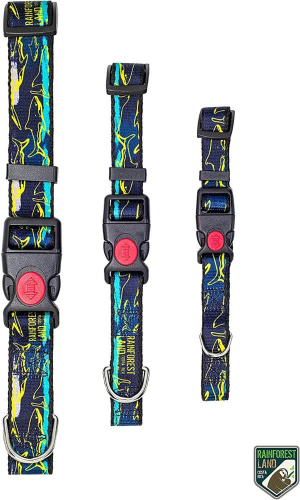 Cocos sharks dog collar