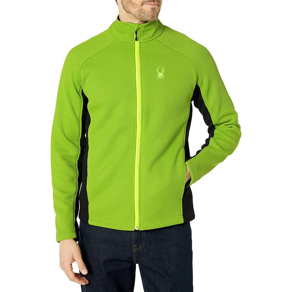 Spyder Mens Lifestyle Constant Full Zip Tailored Mid Weight Stryke Jacket Front