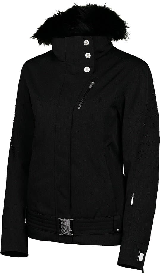 Spyder Womens Jet Real Fur Jacket