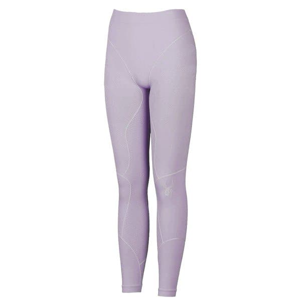 Spyder Womens Seamless Compression Pant Lavendula With Silver