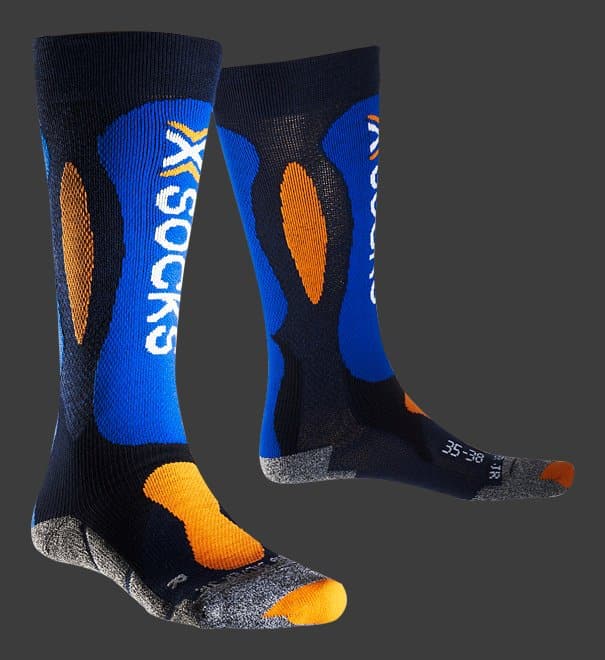 X-Bionic Ski Carving Silver Junior Long Socks
